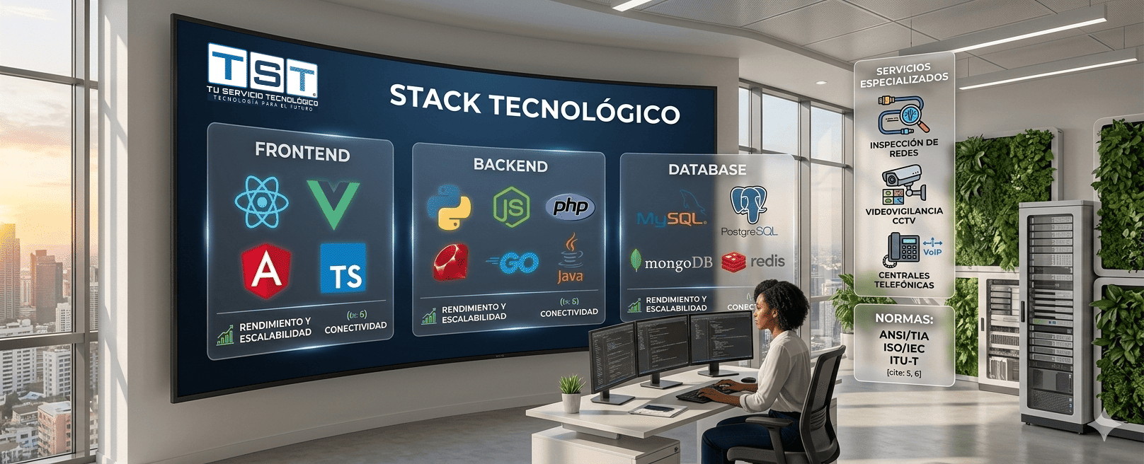 El ecosistema técnico detrás de sus proyectos