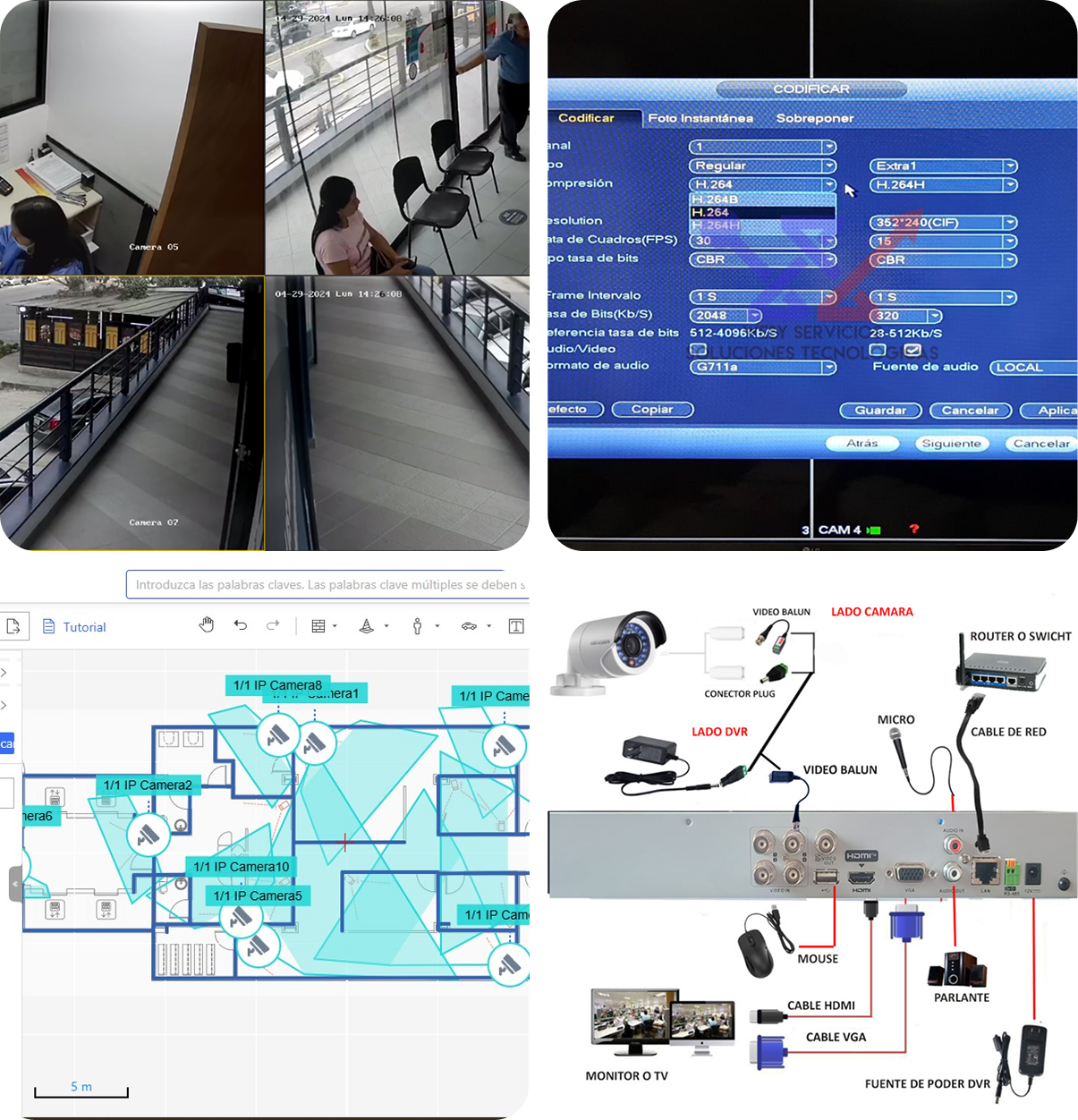 Configuración Profesional de Sistemas CCTV